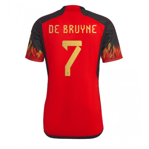 Belgien Kevin De Bruyne #7 Replika Hjemmebanetrøje VM 2022 Kortærmet